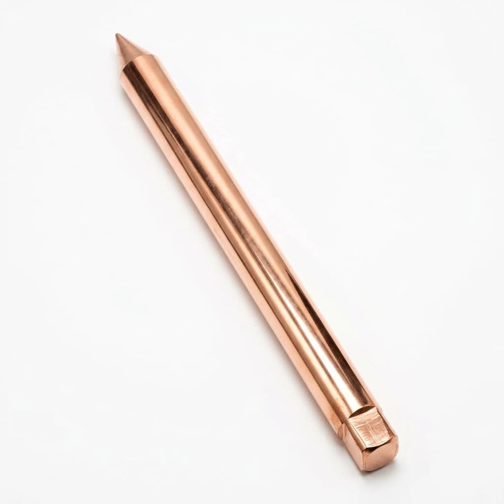 Solid Copper Earthing Rod Spike (4ft)