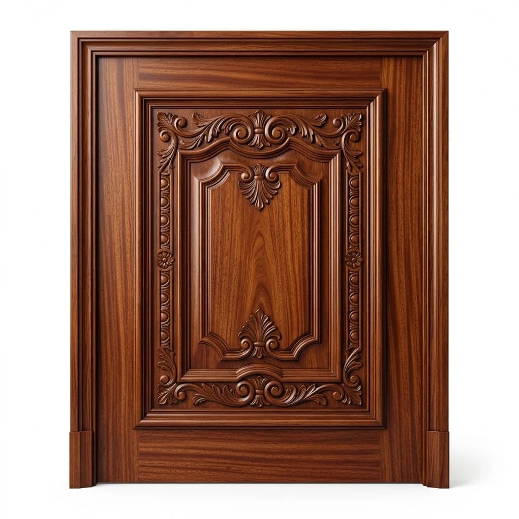 Hatil Solid Mahogany Wooden Interior Door